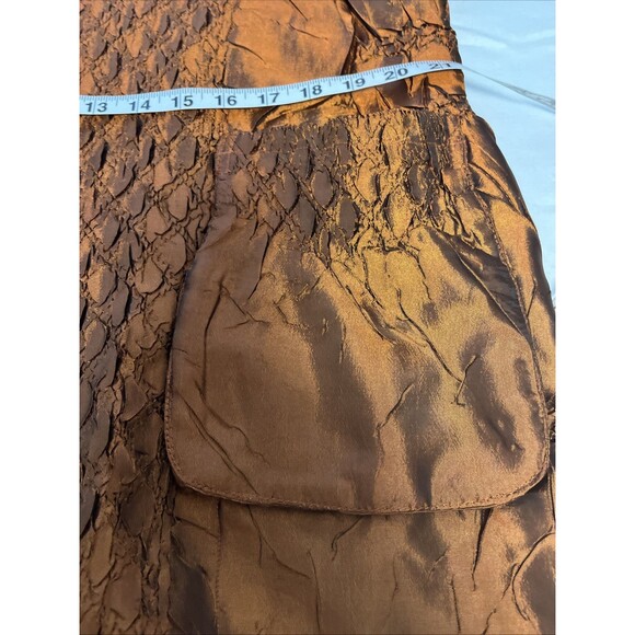 General Apparel Women’s Size Small Copper Evening Event Coat Jacket Pockets - Picture 8 of 8